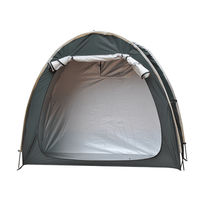 Waterproof outdoor bike storage tent made of durable 210D Oxford fabric