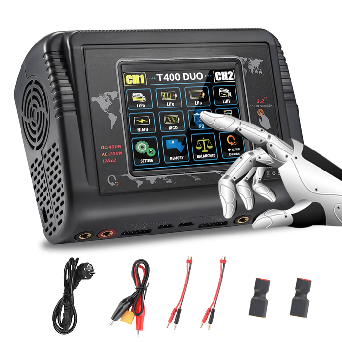 400W DC 200W AC RC Battery Charger