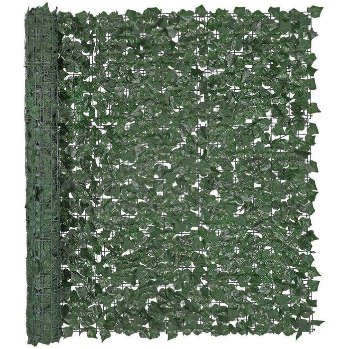 Ivy Privacy Fence Artificial Green Wall Screen with Faux Hedges for Garden Patio (no back cloth 150 x 249 cm) - FLUXA