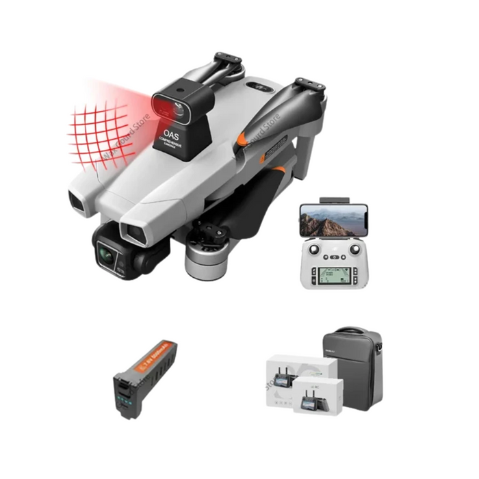Professional 8K Drone with 5G FPV, GPS, and 8KM Range