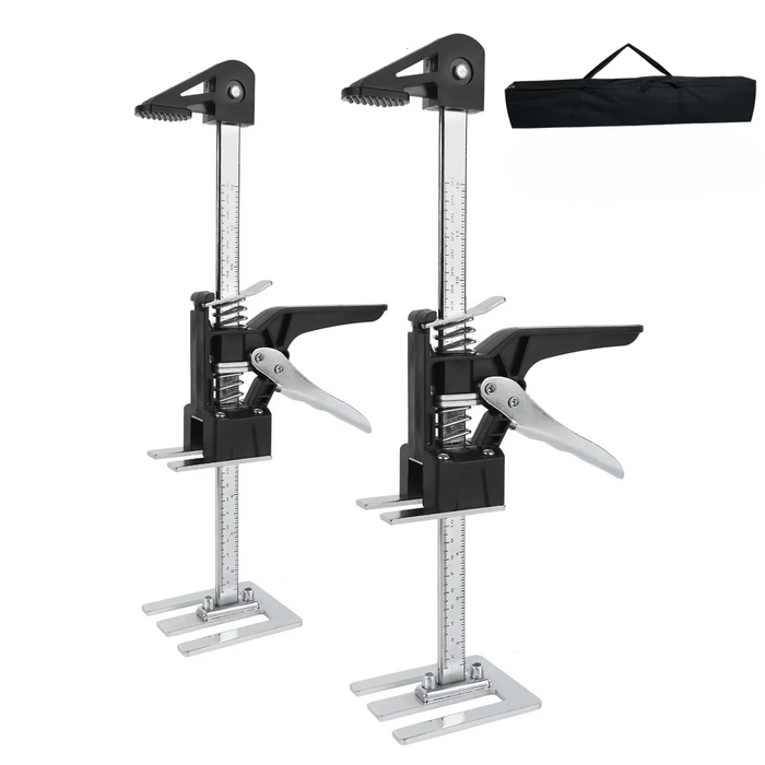 2PCS labor-saving hand lifting jack tool with storage bag for cabinets & furniture