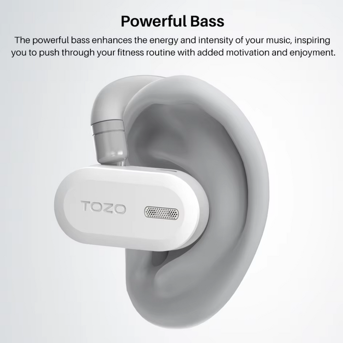 Open-Ear Wireless Headphones with Deep Bass & Bluetooth 5.3