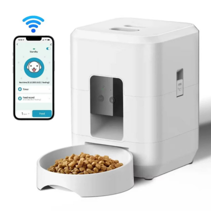 Smart Pet Feeder with Timer, 6L Dispenser