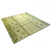 Traditional Japanese Tatami Rush Mat - Lightweight Floor Sheet for Bedroom & Living Room, 195x195CM