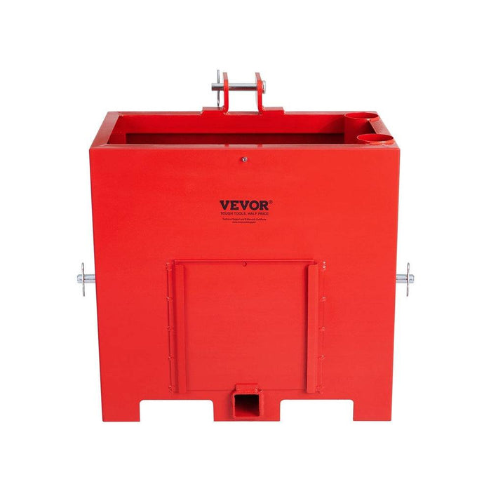 
3-Point Category 1 Ballast Box with 363 kg Capacity Tractor Hitch