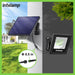 Two piece solar wall lamp outdoor with 2000LM waterproof IP65 street security light for garden yard patio porch