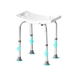 Adjustable Height Shower Stool with Built-in Handles for Inside Shower or Tub - 160 kg Capacity - FLUXA