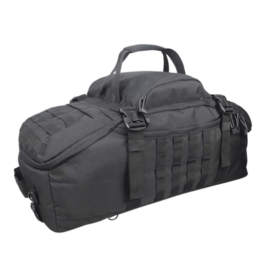 Tactical Camping Backpack for Men in Black with 80L Capacity