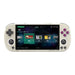 Handheld game console with 496-inch IPS display and customizable controls