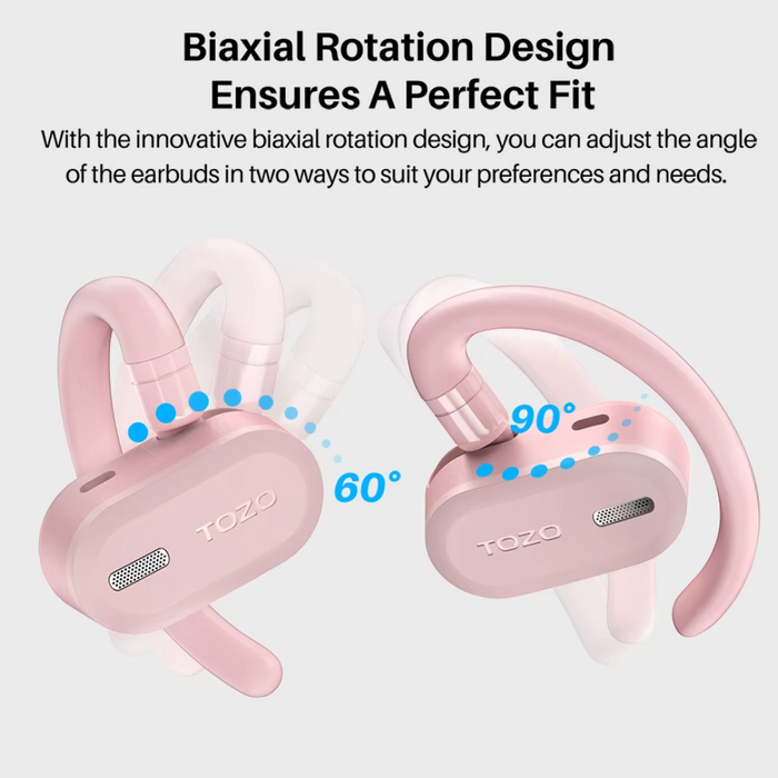Waterproof Open Ear Bluetooth Headphones for Driving & Sport