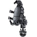 
Vibration Dampening Motorcycle Phone Mount Handlebar for 35-72 Phones with Shock-absorbing Rubber Columns and 360° Rotation