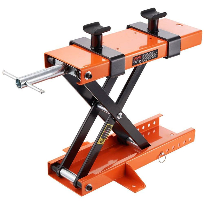 Motorcycle Scissor Lift Jack with 1100 lbs Capacity and Non-slip Wide Deck