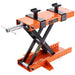 Motorcycle Scissor Lift Jack with 1100 lbs Capacity and Non-slip Wide Deck