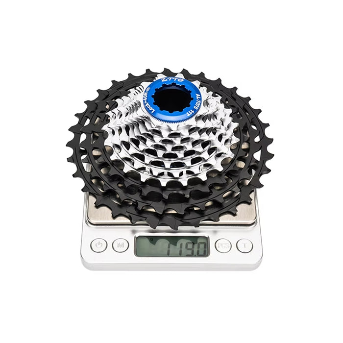 Precision-engineered cassette with advanced tooth profile for smooth, quiet shifting under demanding riding conditions