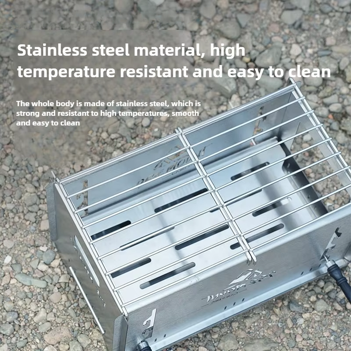 Stable and sturdy base for safe outdoor cooking