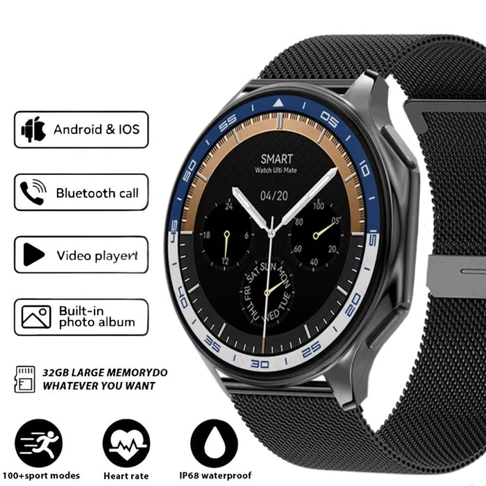 Bluetooth calling, AI voice assistance, and 120+ sports modes