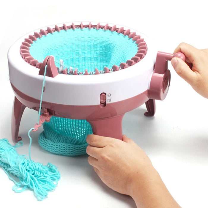 40-Needle DIY Knitting Machine