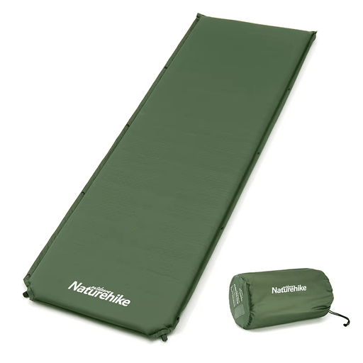 Self-Inflating Camping Mattress Portable Foam Sleeping Mat for Tents (Green) Outdoor Gear