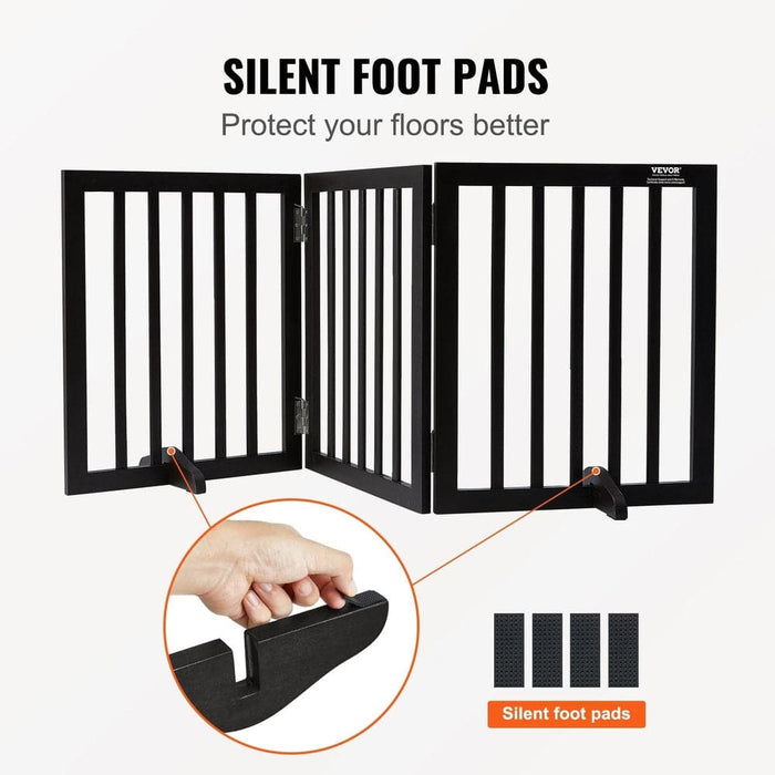 Adjustable gate with quick-release hinge system easily fits wide or narrow spaces
