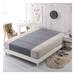 Grey Grounded Half Bed Sheet 90x260cm with Silver Antimicrobial Conductive Cord