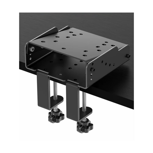 Adjustable gaming steering wheel bracket with 4 angles and 15 degree tilt for Moza and Fanatec