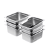 6-Pack 1/2 Size Deep Stainless Steel Chafing Pan for food storage and serving
