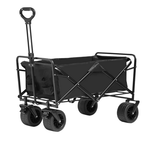 Collapsible Folding Wagon Cart with 350 lbs Capacity and All-Terrain Wheels