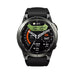 A close-up of the Ember Black GPS Smartwatch's high-definition AMOLED display