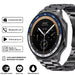 Black steel smart watch with 32GB storage, GPS, Bluetooth call, music and video player
