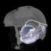 Tactical Noise Reduction Shooting Earmuffs with Helmet Adapter (Black set) with two directional microphones for enhanced situational awareness