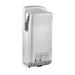 Automatic High-Speed Jet Hand Dryer Double-Sided Blade Washroom Dryer (silver) in a modern washroom