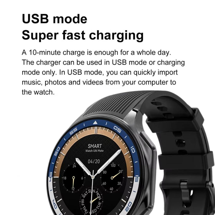 Waterproof IP68 suitable for daily wear, workouts, and outdoor activities