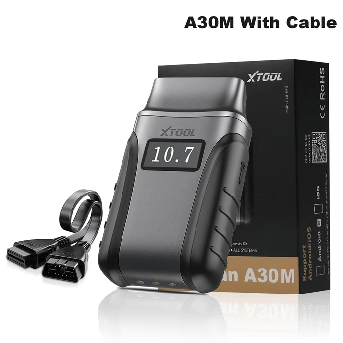 Compact and Portable OBD2 Scanner with 15 Language Support and OE-Level Full System Diagnostics