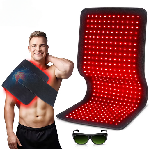 Red light therapy heating pad for full-body pain relief