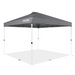Gray 10x10ft Canopy Tent with 250D PU Silver Coated Fabric and Carbon Steel Frame