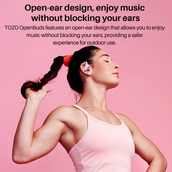Waterproof Open Ear Bluetooth Headphones for Driving & Sport