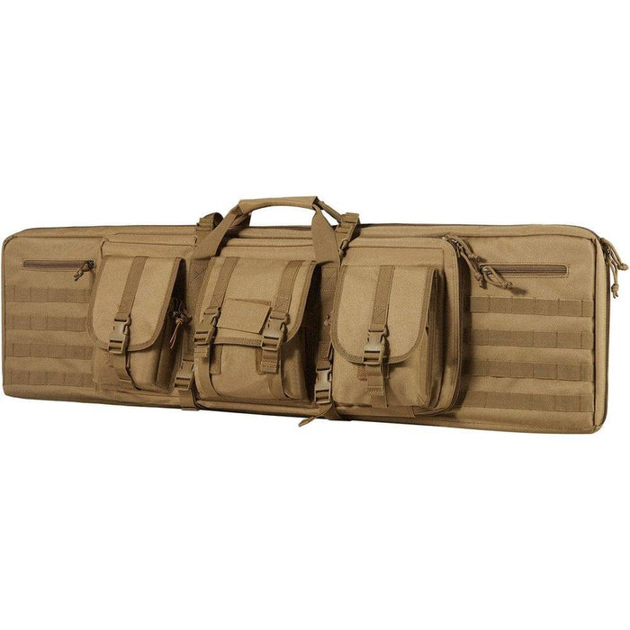  Heavy-duty 600D polyester rifle bag with Molle system and lockable zipper 