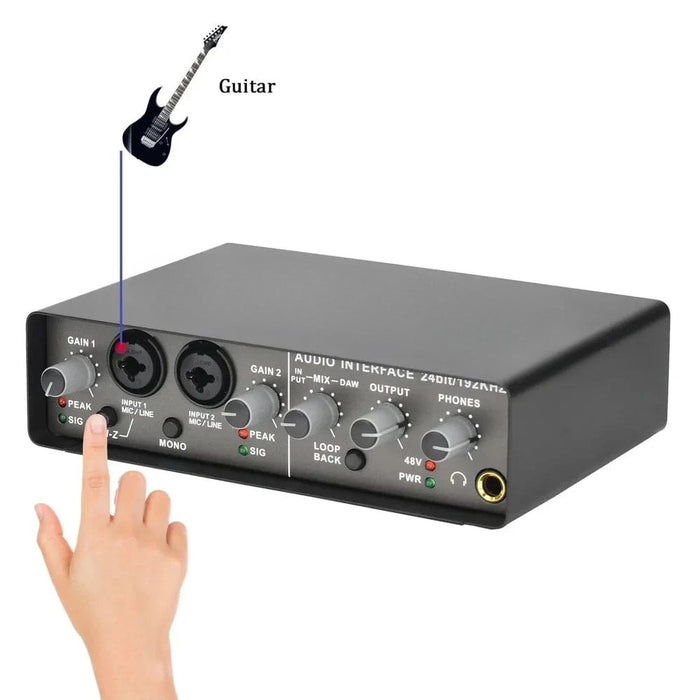 Pro Audio Interface Sound Card