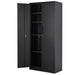 Large Metal Storage Cabinet with Locking Doors and Adjustable Shelves