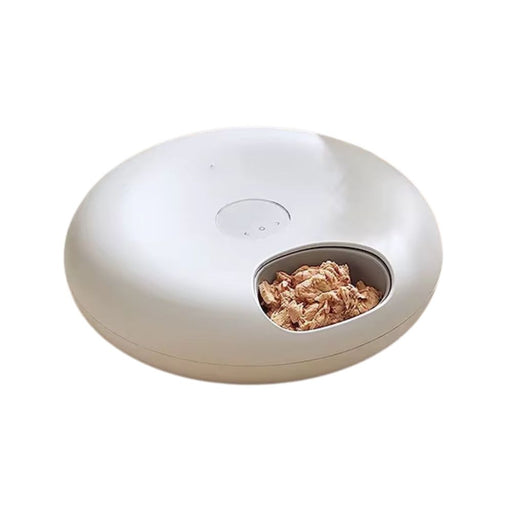 Button-Controlled Smart Pet Feeder with Adjustable Portion Size