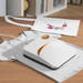 Orange Portable Heat Press Machine DIY Shirt Printing Multifunctional Sublimation Transfer for HTV Vinyl T-shirt Bag (23 x 23 cm) - FLUXA