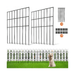 Garden Fence - No Dig Animal Barrier, 3.80cm Spike Spacing (24x13 in 28Pcs) - FLUXA