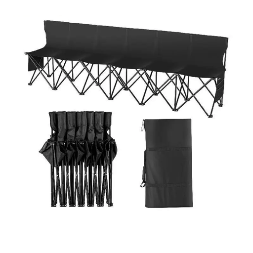 Comfortable seating for up to 6 people with backrest feature