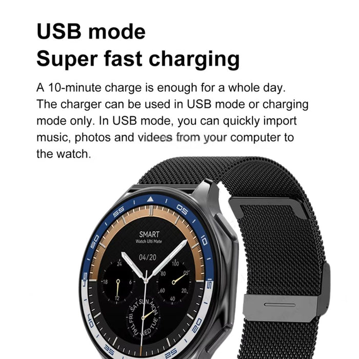 IP68 waterproof rating for durability and health tracking