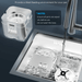 User-friendly LCD display for easy setting of meal times and portion sizes