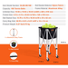 Quick assembly and disassembly with a storage bag included