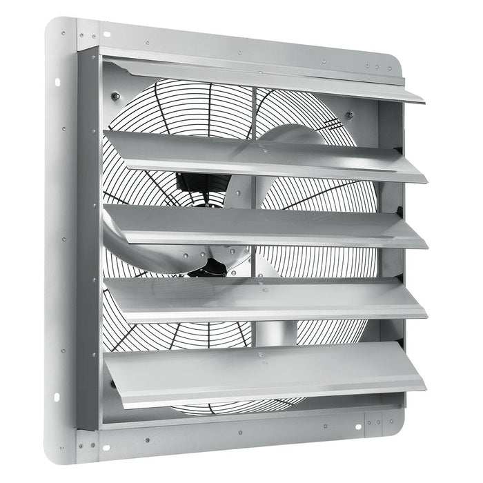 Wall Mount Shutter Exhaust Fan 30 Aluminum AC Motor Cooling (41 cm) for ventilation and cooling in industrial and commercial spaces