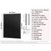  Ample Storage for up to 36 graded cards with anti-slip edges on each shelf
