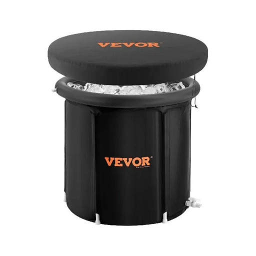 Experience the benefits of cold water therapy with this spacious ice bath tub