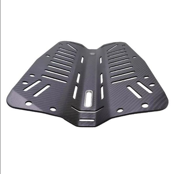 Durable and reliable aluminum backplate for single and double tank setups 